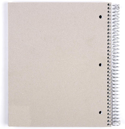 Office Durable Spiral Notebooks, 5 Subject (Spring Pink, Wide Ruled 1pk)
