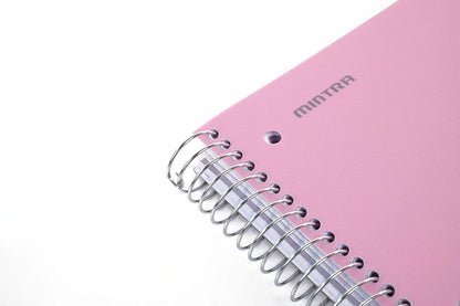 Office Durable Spiral Notebooks, 5 Subject (Spring Pink, Wide Ruled 1pk)