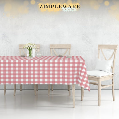 Premium Plastic Table Cloth Disposable 54" x 108" 6 Pack