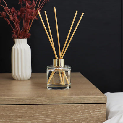 100ml Scent Diffuser with 6 Fiber Sticks, 3.5 oz Reed Diffuser Set