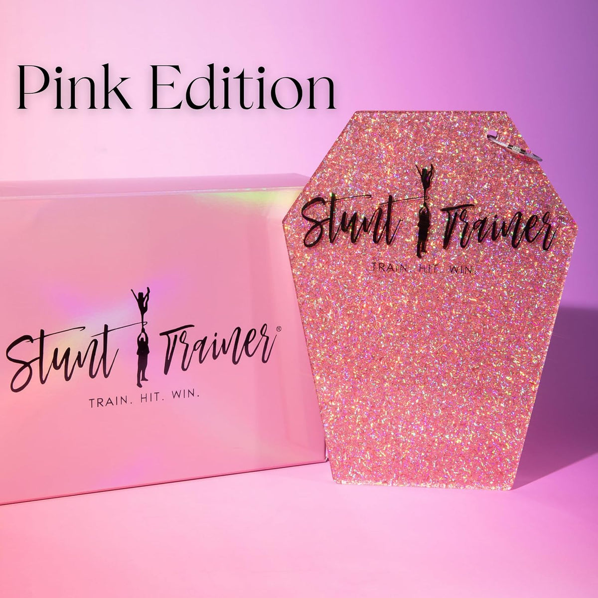 Pink – Cheerleading Flyer Balance Board for Stunt Practice | Improve Core Strength, Stability & Body Control | Compact Training Tool for Flyers of All Levels