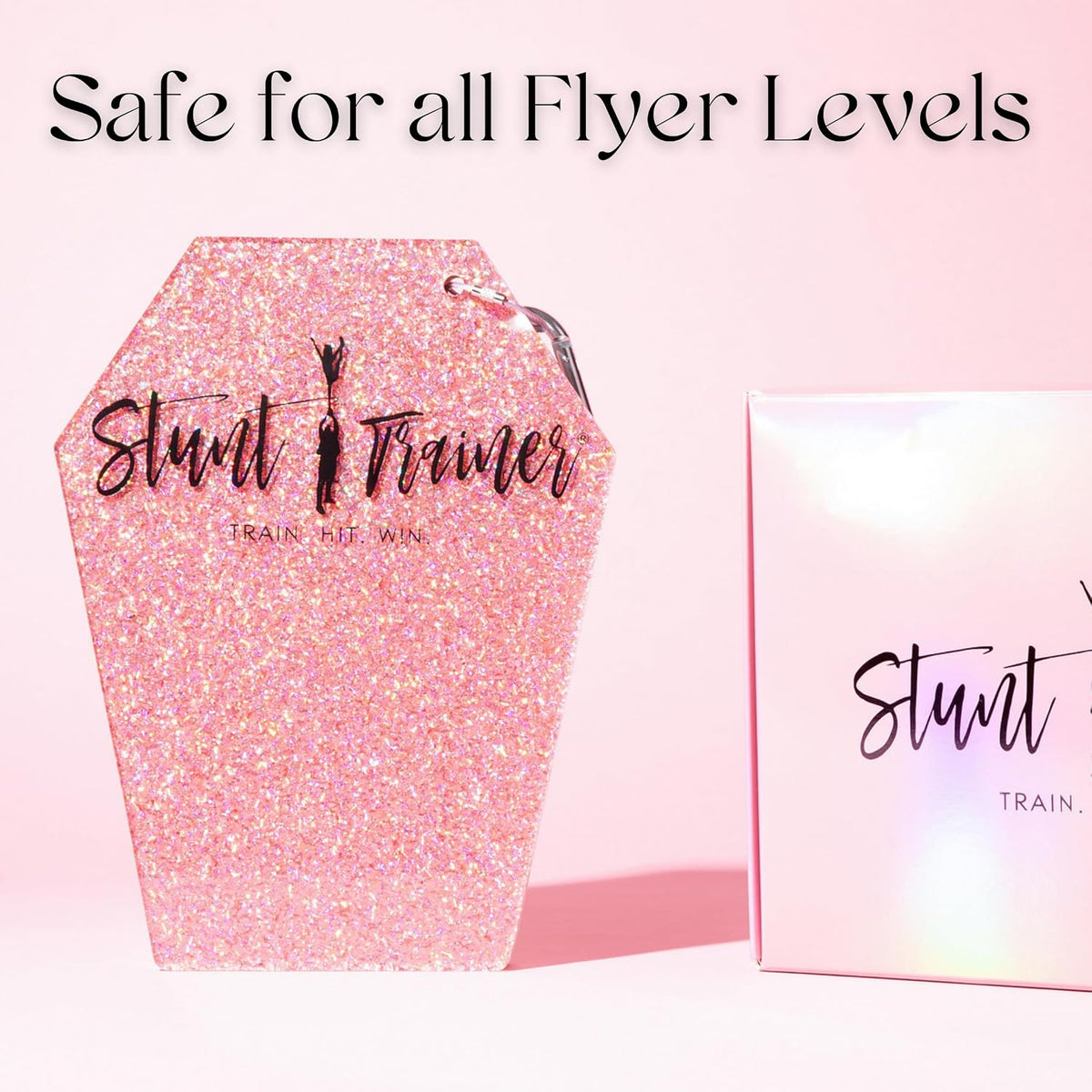 Pink – Cheerleading Flyer Balance Board for Stunt Practice | Improve Core Strength, Stability & Body Control | Compact Training Tool for Flyers of All Levels