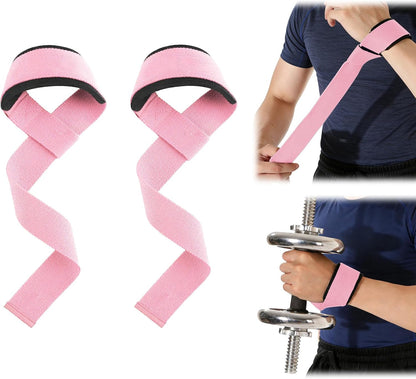 Upgrade Lifting Straps Wrist Wraps Weightlifting Training,Heavy Duty Gym Support for Men Women Boost Grip Wrist Stability