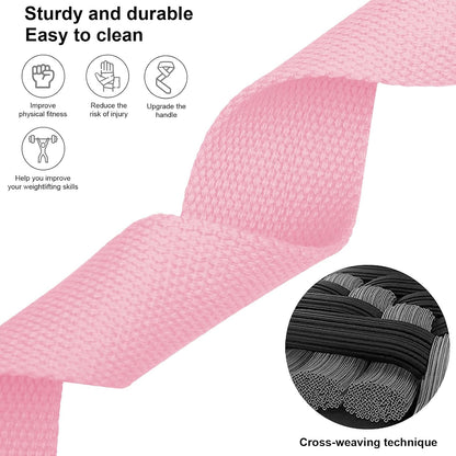 Upgrade Lifting Straps Wrist Wraps Weightlifting Training,Heavy Duty Gym Support for Men Women Boost Grip Wrist Stability