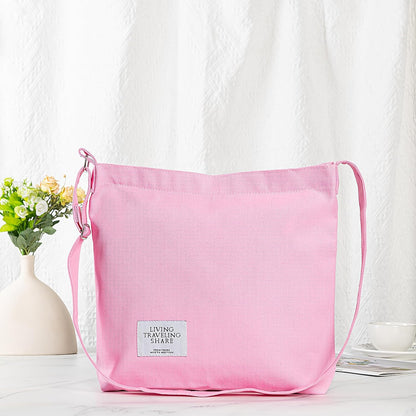 Women's Retro Large Size Canvas Shoulder Bag Hobo Crossbody Handbag Casual Tote