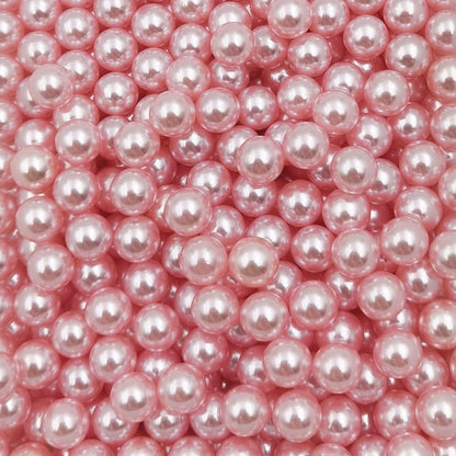 340pcs 12mm Pink ABS Undrilled Art Faux Pearls for Vase Fillers