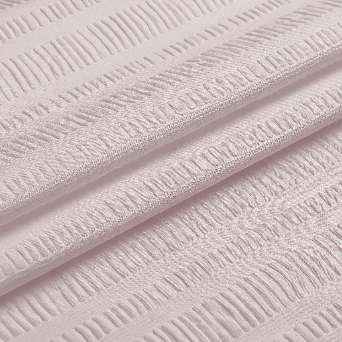 Moga Stall Fabric Shower Curtain - Soft & Lightweight Small Shower Curtain with Texture for Narrow Stall Size, Machine Washable, 36" Wx72 L, Pink