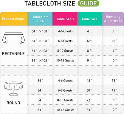 4 Pcs Pink Gingham Tablecloth 54×108in, Pink Checkered Table Cloth