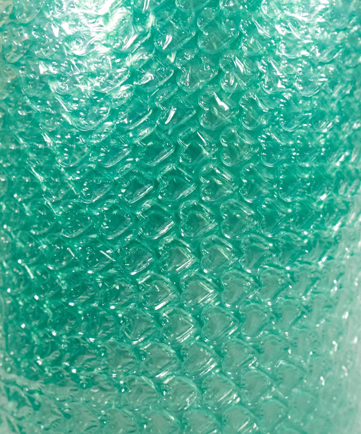 Bright Pink Heart-Shaped Air Cushion Packaging Roll 12 Inch x 15 Feet, Protective Packing (Dark Green)