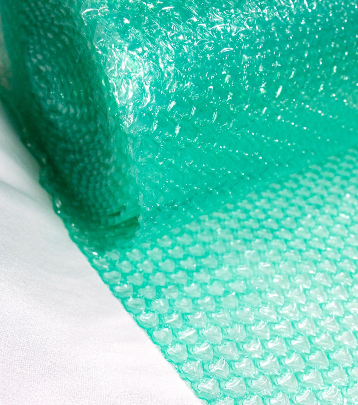 Bright Pink Heart-Shaped Air Cushion Packaging Roll 12 Inch x 15 Feet, Protective Packing (Dark Green)