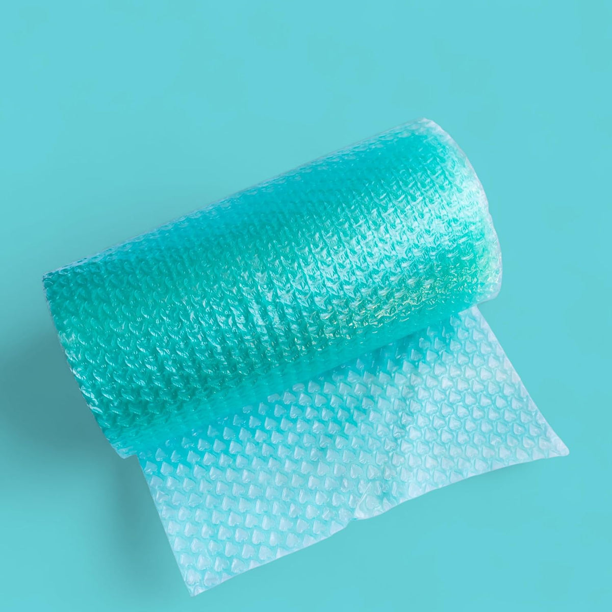 Bright Pink Heart-Shaped Air Cushion Packaging Roll 12 Inch x 15 Feet, Protective Packing (Dark Green)