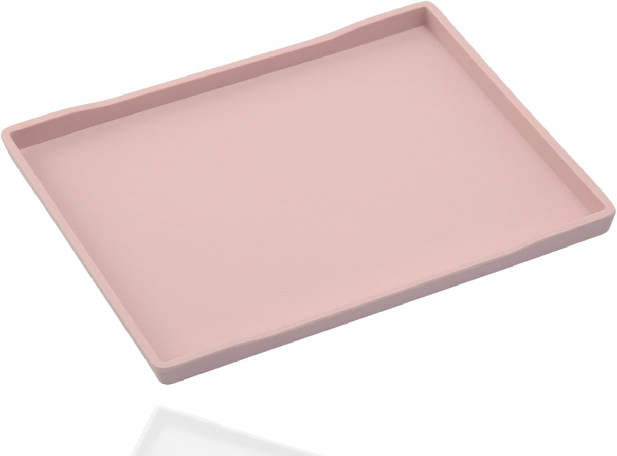 Large Pink Serving Tray (15 x 10.6 inch) for Gathering Small Items