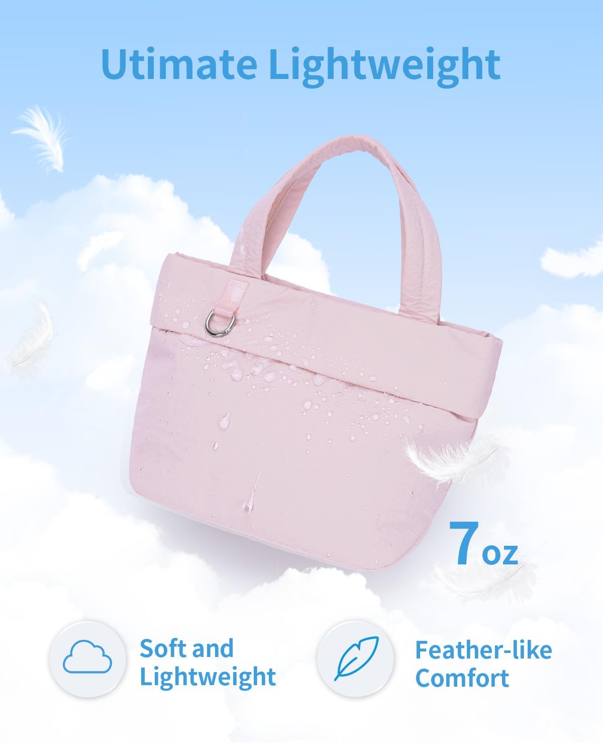 Small Tote Bags for Women, Lightweight Travel Purse Crossbody Bags, Casual Handbag Hobo Bag for Everyday Use and Work