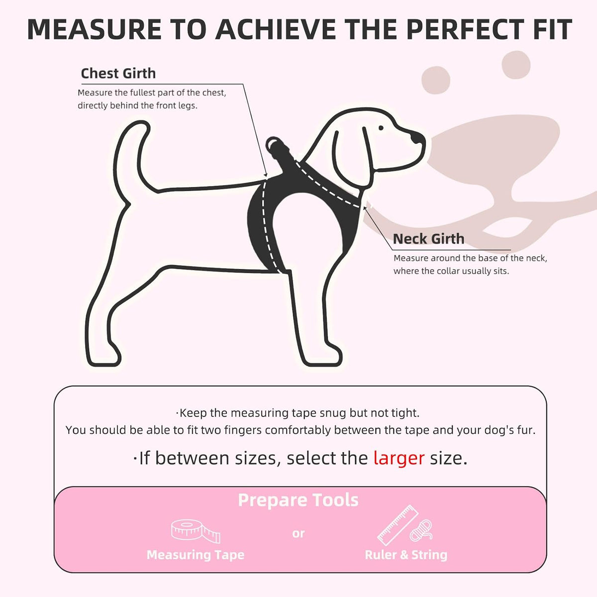 Dog Harness, Collar and Leash Set No Pull for Small Medium Sized