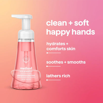 Foaming Hand Wash, Pink Grapefruit, 10 fl oz