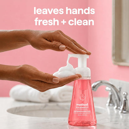 Foaming Hand Wash, Pink Grapefruit, 10 fl oz