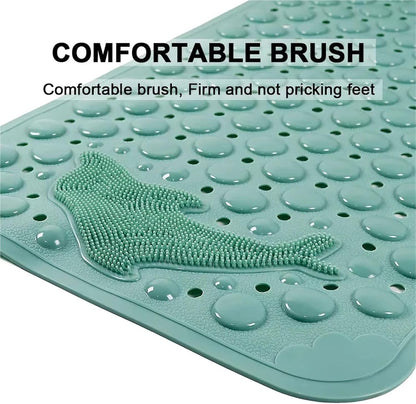 Home use with Suction Cup Floor mat for Bathroom, Toilet, Shower Room, and Anti-Fall mat(Pink,35 * 70cm)