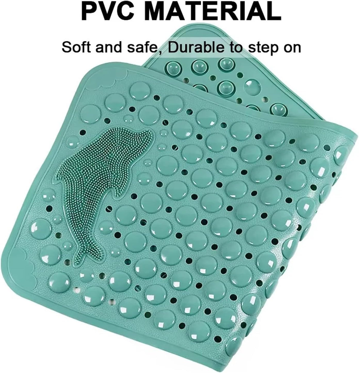 Home use with Suction Cup Floor mat for Bathroom, Toilet, Shower Room, and Anti-Fall mat(Pink,35 * 70cm)