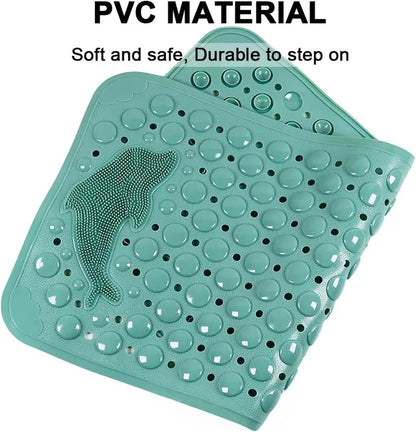 Home use with Suction Cup Floor mat for Bathroom, Toilet, Shower Room, and Anti-Fall mat(Pink,35 * 70cm)