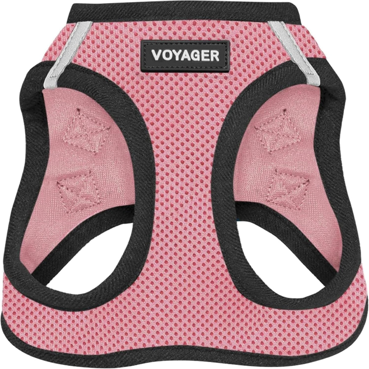 Voyager Step-in Air Dog Vest Harness - Pink/Black Trim, X-Small