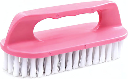 Brushes for Cleaning Brush with Handle for Shower, Kitchen, Sink, Bathroom, Floor Pink