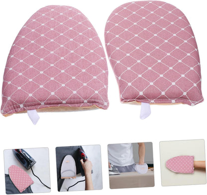 2pcs Handheld Ironing Gloves Lightweight Steam Mitts for Garment Steamer Comfortable Breathable Design for Home Use Travel Protects Hands from Heat Scalding