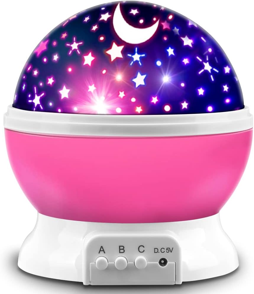 Star Projector Night Lights for Kids | Girls Night Light Projector