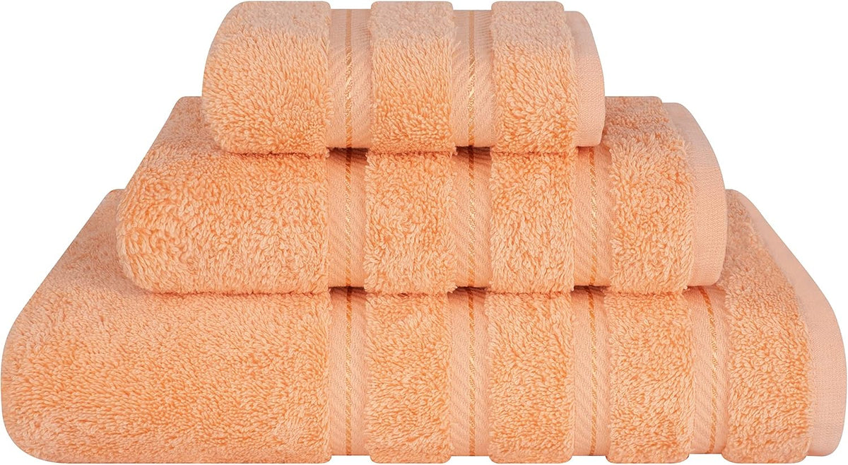100% Cotton Luxury Turkish Towels, 3 Piece Towel Set