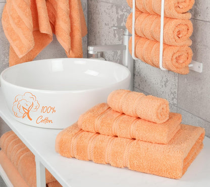 100% Cotton Luxury Turkish Towels, 3 Piece Towel Set