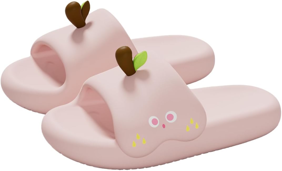 Cartoon Animal Slippers, Soft EVA House Slides, Anti-Slip Shower Sandals