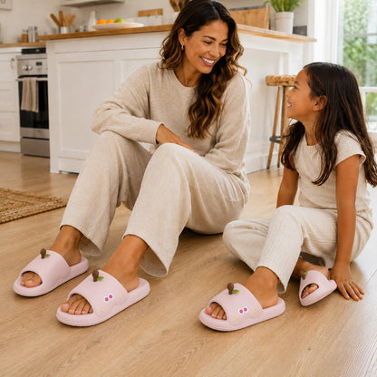 Cartoon Animal Slippers, Soft EVA House Slides, Anti-Slip Shower Sandals