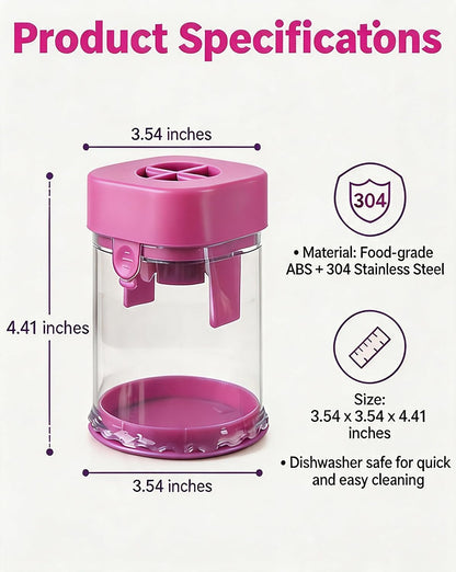 Grape Cutter for Toddlers Baby-Led Weaning, Pink