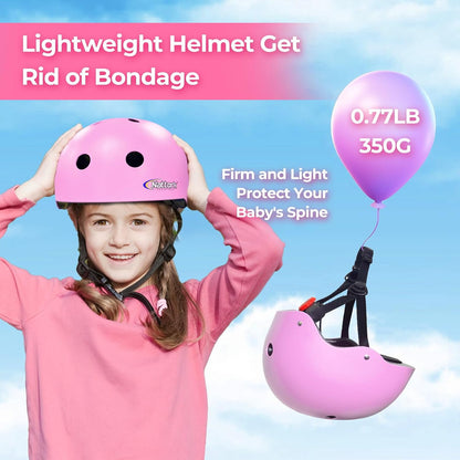 Kids Youth Bike Helmet - Lightweight and Safe Helmet for Boys and Girls Toddler, Adjustable Multi-Sport Helmets for Skateboard Skate Scooter