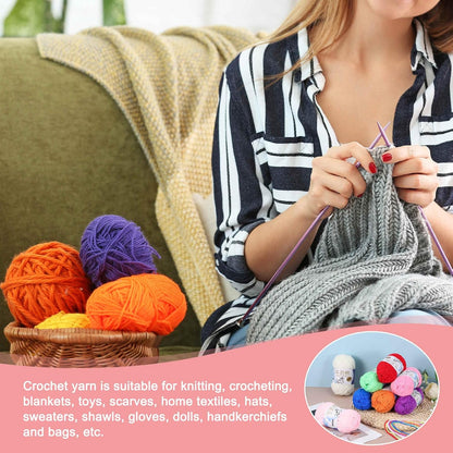 2PCS Crocheting Yarn,Peach Pink 5 Ply Acrylic Yarn 100g Sport Weight Yarns Bulk Soft and Fluffy Yarns for Knitting DIY Crochet Handicraft Blankets Gift,197 Yards