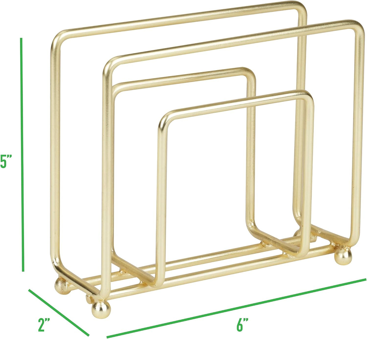 Mind Reader Wire Napkin Holder, One Size,Rose Gold