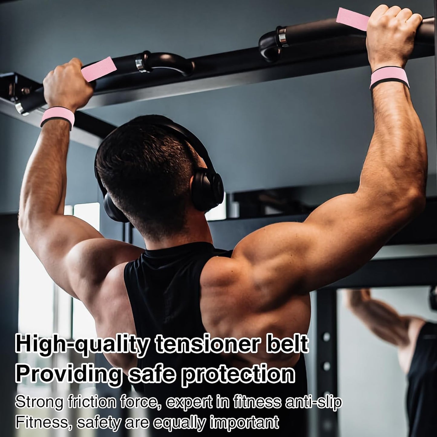Upgrade Lifting Straps Wrist Wraps Weightlifting Training,Heavy Duty Gym Support for Men Women Boost Grip Wrist Stability