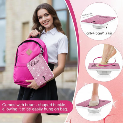 Seenelling Flyer Cheer Stand for Cheerleader Balance and Flexibility Core Strength Training Boards for Standing Practice, Cheer Balance Trainer Equipment