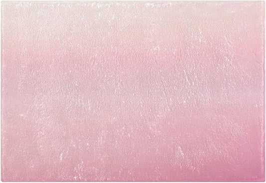 Minimalist Pink Plush Rectangle Bath Rug, Soft Absorbent Fluffy Bathroom Mat with Non Slip TPR Backing for Shower Sink Floor, 16 x 24 in