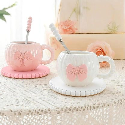 Chengu 8 Pcs Pink Wooden Bead Coasters with Metal Holder Cute Pink Coquette Coasters Desk Decorations Absorbent Rustic Farmhouse Decorative Wooden Cup Mat for Bar Kitchen Housewarming Gifts