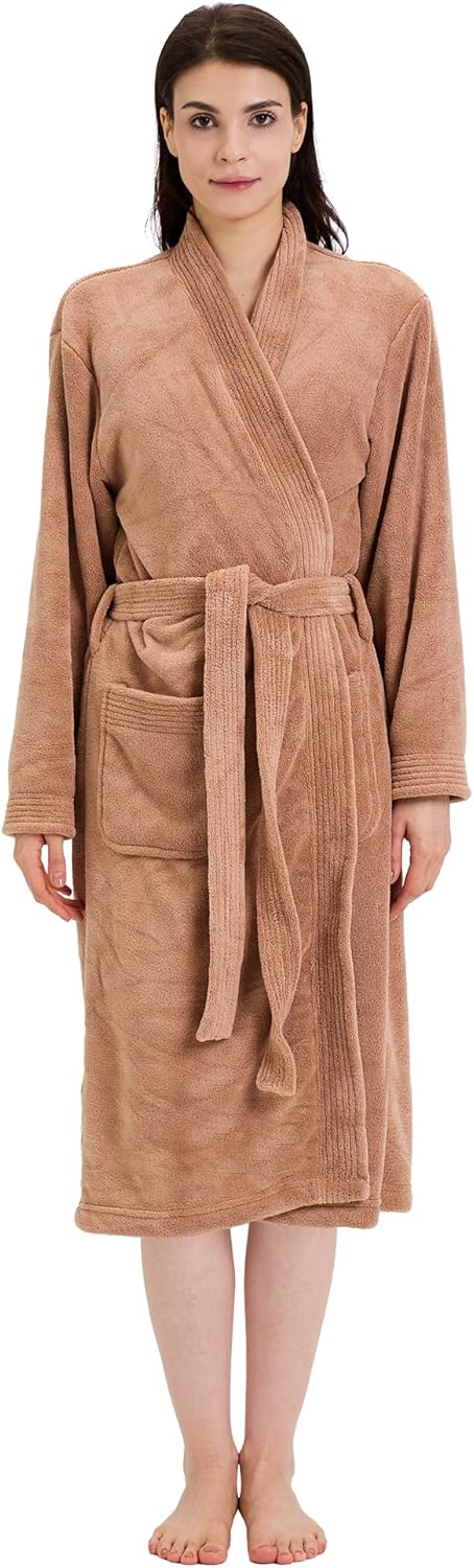 PJGGZ Towel Robe for Women – Soft Absorbent Kimono Bathrobe, Quick-Dry Spa Shower & Hotel Use