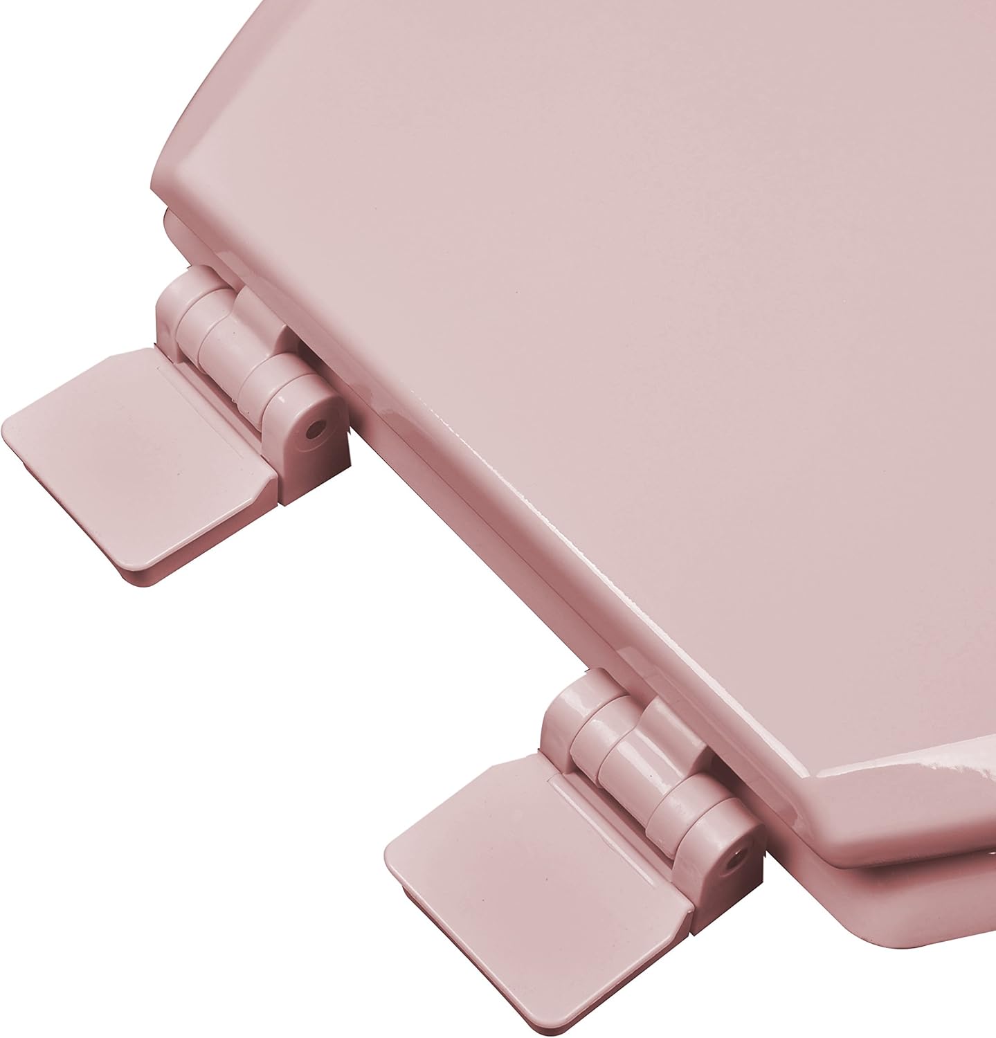 1F1E5-20 Premium Molded Wood Elongated Toilet Seat with Adjustable Hinge & OSG, Venetian Pink