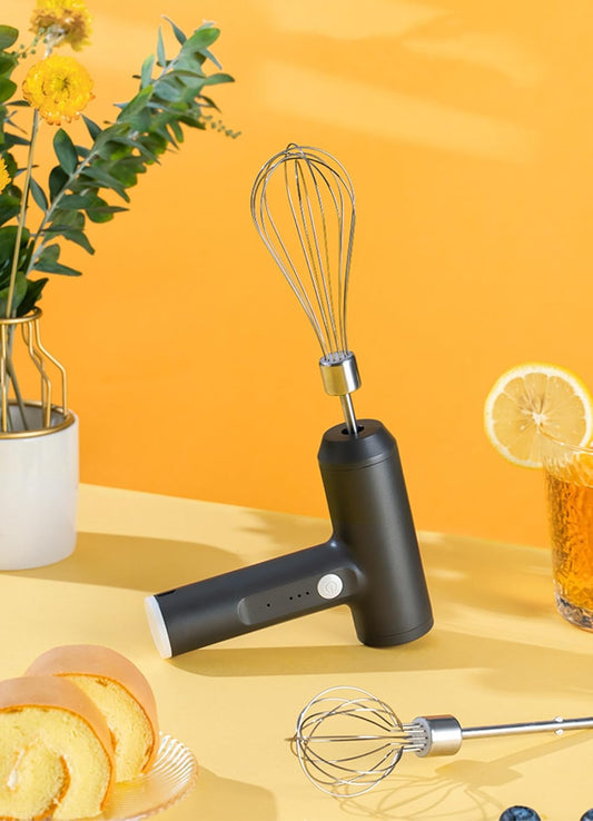 Wireless mini cream whisk handheld electric whiskHome hand blender high power stirrer Pink high power (single head)