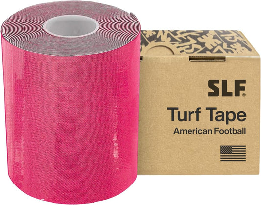 SLEEFS Pink Turf Tape Football - Extra Wide Waterproof Sports Athletic Tape - Flexible Breathable Ultra Sticky for Arms, Wrists, Ankles, Injuries - Lacrosse, Soccer, Baseball, Basketball