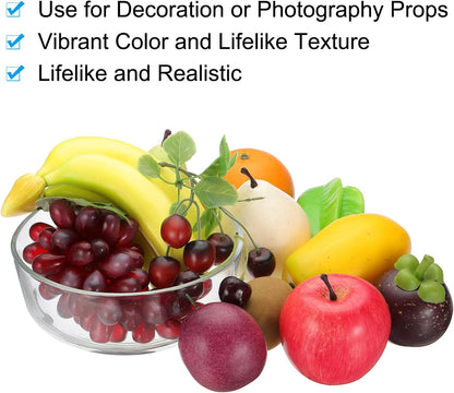 PATIKIL 2 Pcs Artificial Peach, Foam Simulation Fake Peach Lifelike Realistic Faux Fake Fruit Model for Home Kitchen Party Decoration, Photography Props