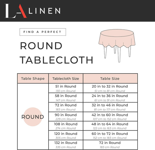 LA Linen TCcheck120R-PinkK37 Polyester Gingham Checkered Tablecloth, White & Pink - 120 in. Round