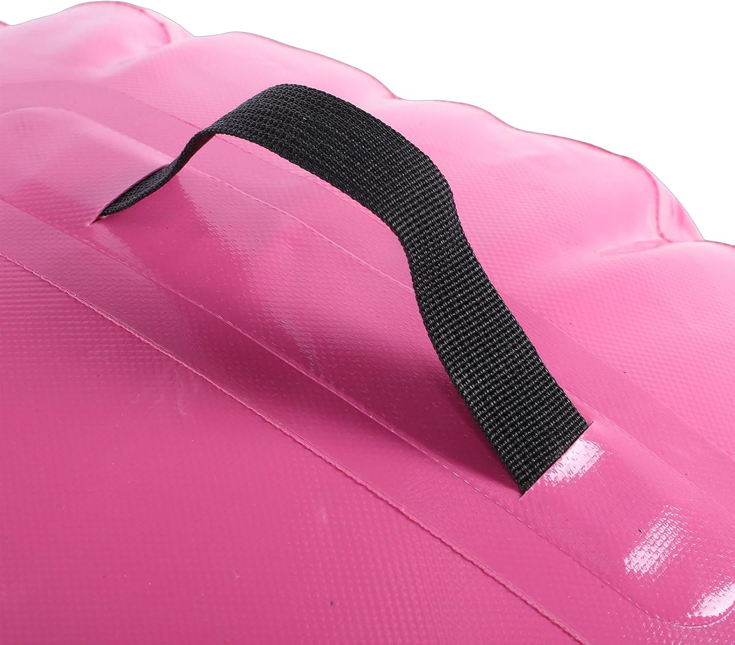 Luocute Inflatable Gymnastics Roller, PVC Back Handspring Trainer Tumbling Equipment with Manual Pump, for Indoor Outdoor Cheerleading Training 0.6x0.8m