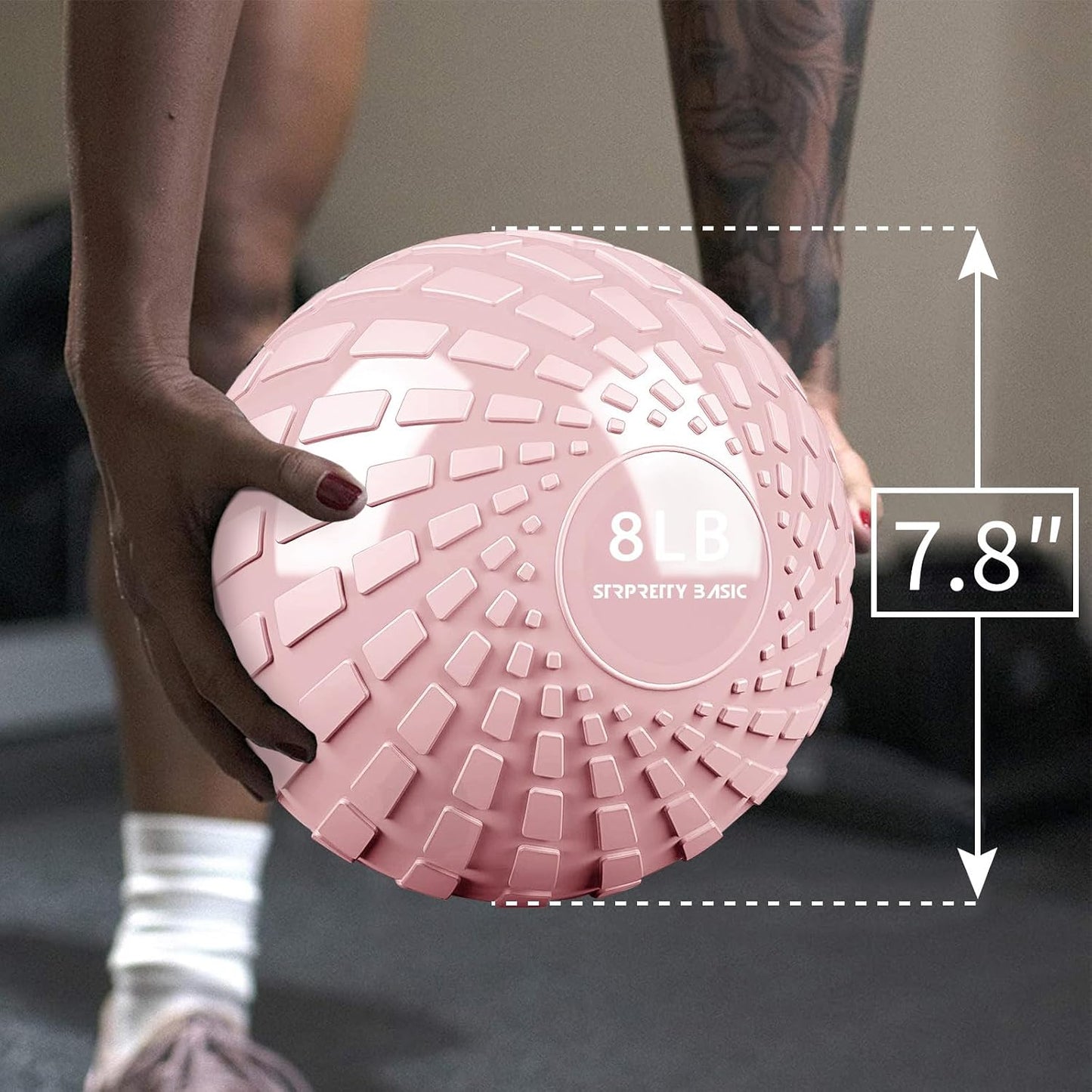 Medicine Ball 8, 10 lbs Slam Ball Weighted Balls for Exercise Strength and Crossfit Workout
