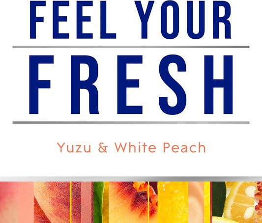 Glade 3-Wick Scented Candle Jar, Yuzu & White Peach, Air Freshener Infused with Essential Oils, 6.8 Oz, 3 Count
