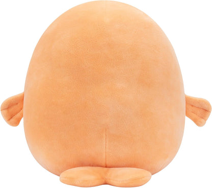 Squishmallows Original 8-Inch Romy Peach Seal with Tie-Dye Belly - Official Jazwares Plush