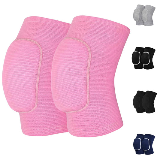 HISFFOG Volleyball Knee Pads for Women, Men, Youth, Girls, Kids, Knee Brace for Volleyball Basketball Football Dance Yoga Tennis Running Cycling Workout Climbing Wrestling